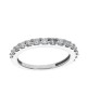 Shared Prong Diamond Band in White Gold